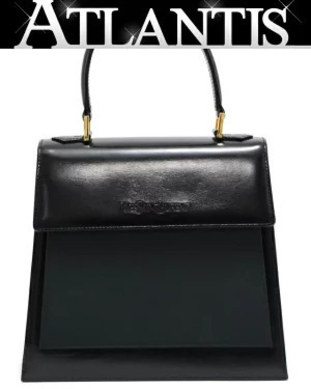 Saint Laurent Yves Leather Handbag Black